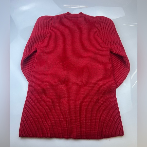 SHOW ME YOUR MUMU Dixon Sweater Dress in Red Knit N211 - Picture 6 of 10